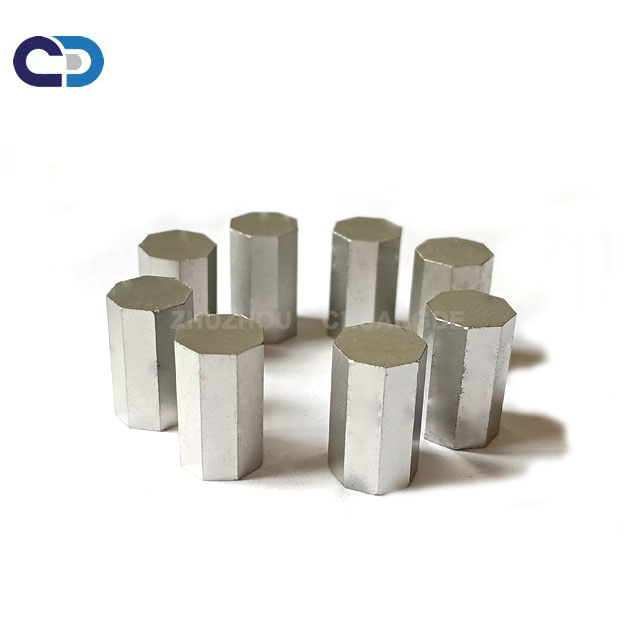 High Performance Tungsten Carbide Octagonal Tips For Mining And Drilling