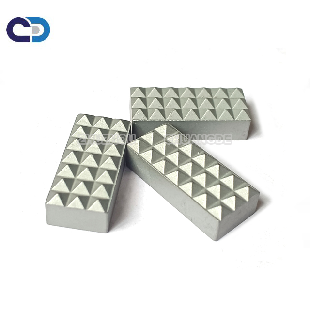 High Quality Rectangle Tungsten Carbide Gripper Inserts For Chunk Jaw In Diamond Drilling