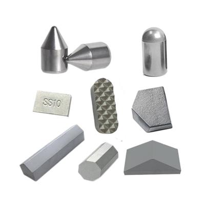 Factory Customized Various Types and Sizes Cemented Carbide Blanks Tungsten Carbide Mining Tip Parts