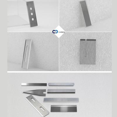 Dünne Chemiefaser-Schneidklinge aus Wolframkarbid für PVC-Folien-Schneidemesser