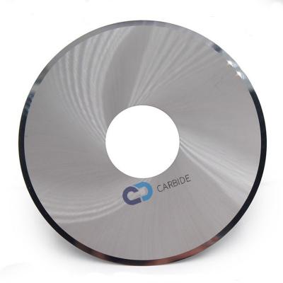 Tungsten Carbide Slitting Knife for Cutting Paperboard Boxes Corrugated Cardboard Circular Blades