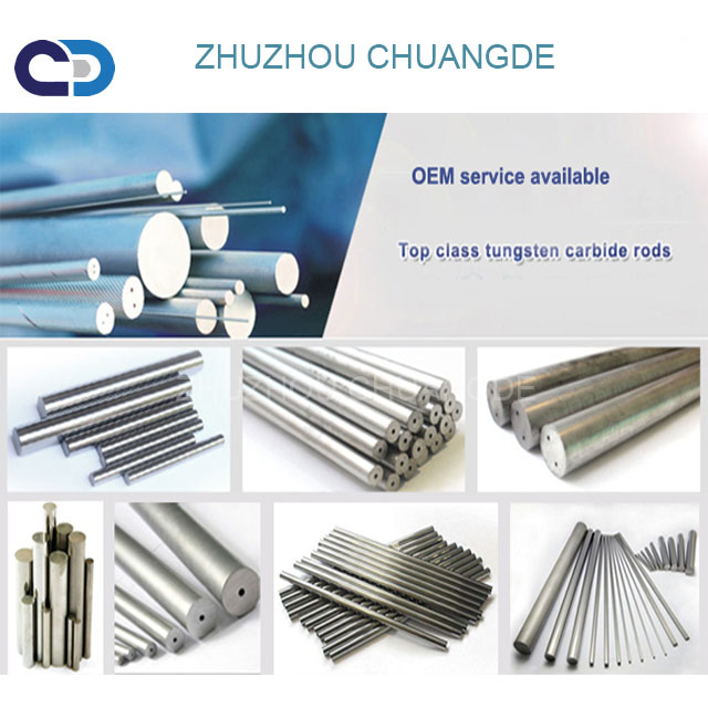 Cemented Tungsten Carbide rods polishing
