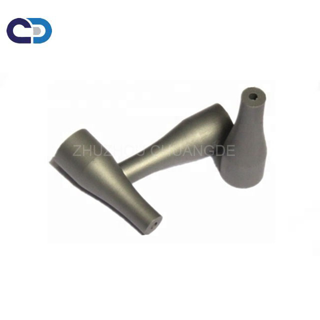 What are the advantages of carbide nozzles over steel?