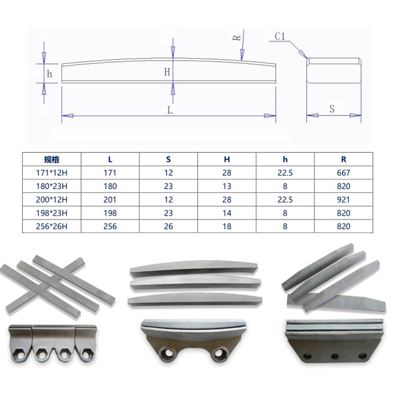 Manufacture Production Tungsten Carbide Flat Bar for VSI Crusher Sand Making