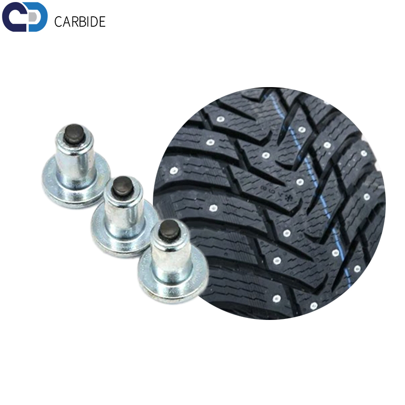 Wholesaler H 5.7mm 6.5mm 10mm 11mm 12mm carbide tire studs  for bicycles /fat bike/ATV/UTV/ Forklift/automotive