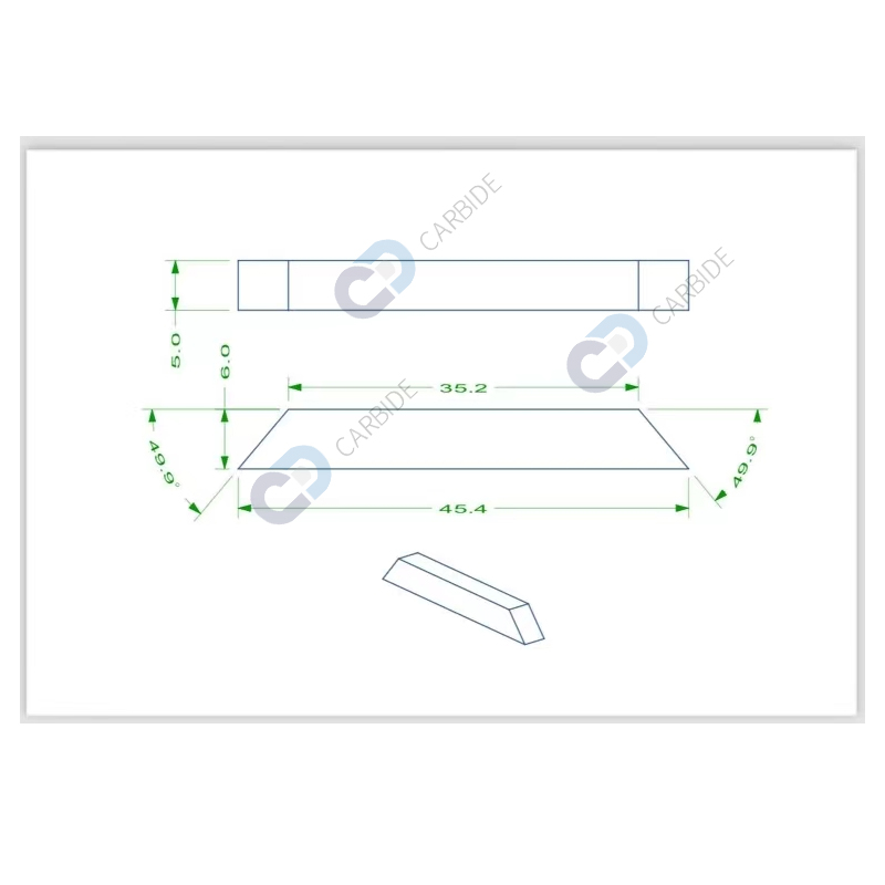 Factory custom YG13C Industry wood shredder carbide cutters